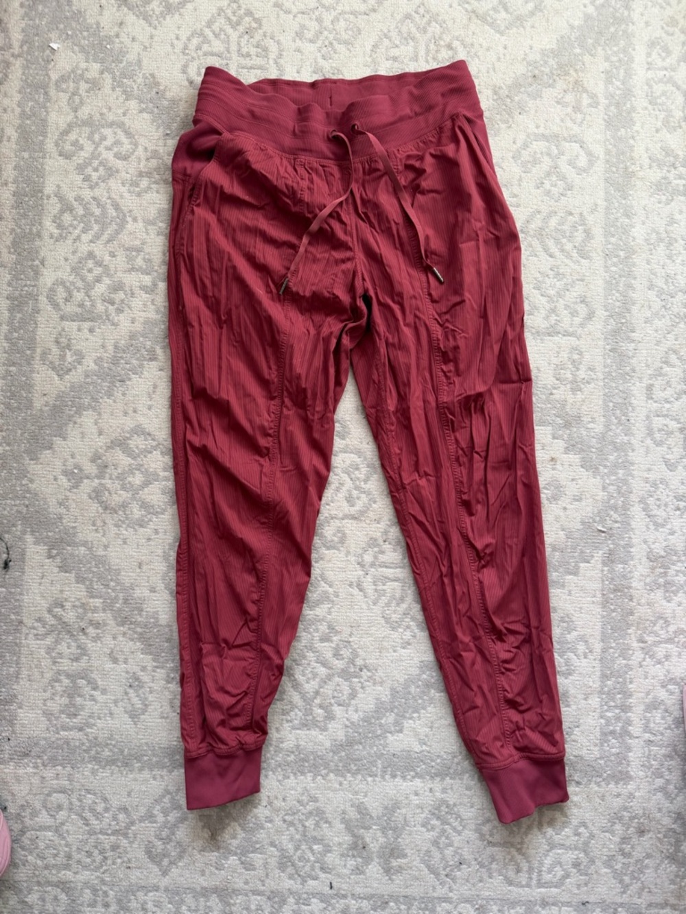 Maroon Lululemon Dance Studio Pants